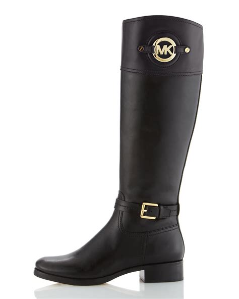 michael kors stockard leather riding boot luggage|Michael Michael Kors Stockard Riding Boots .